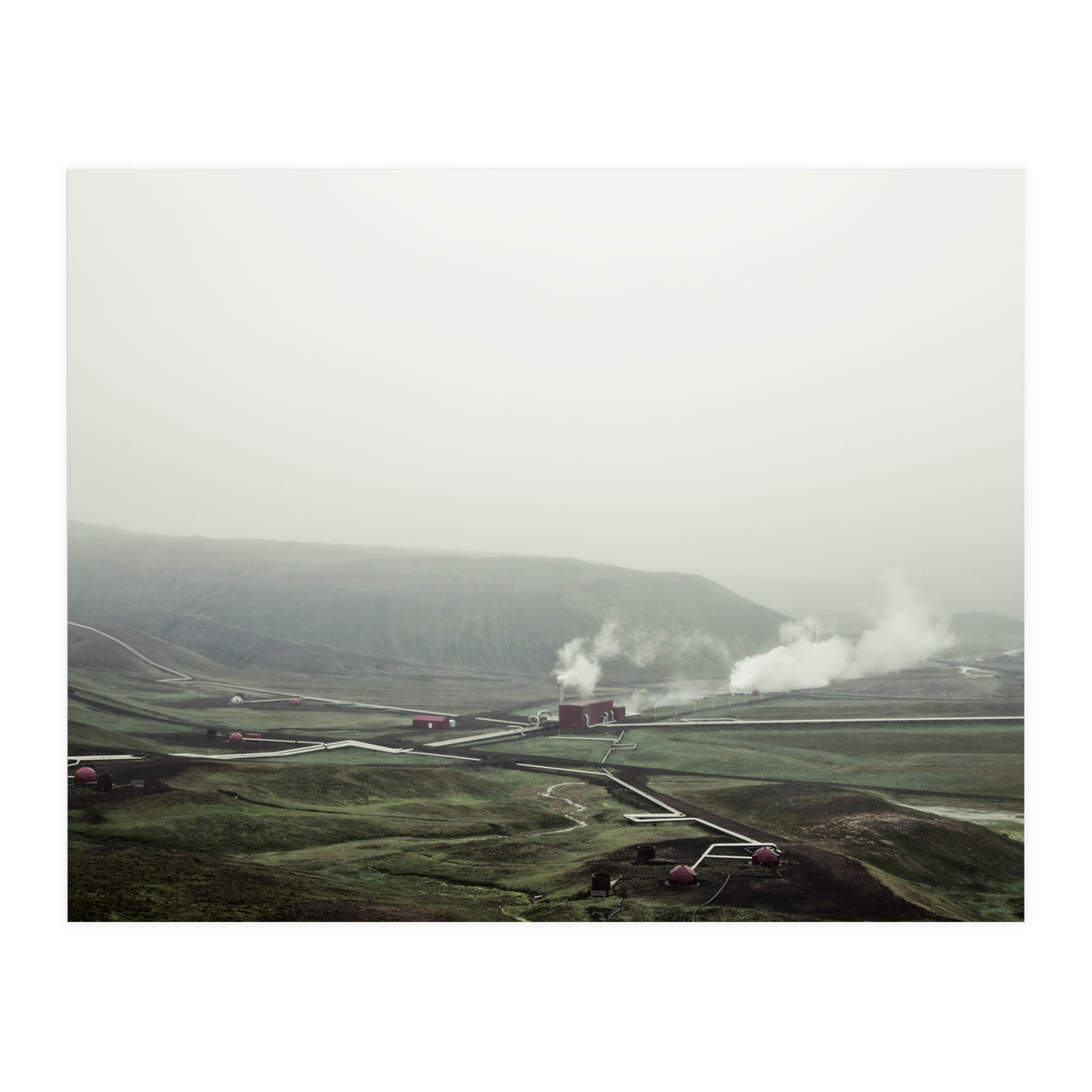 Geothermal Pipe Line - Iceland (Print Only)