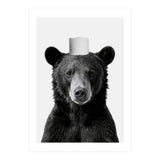 Bear, Toilet Paper Crown, Nursery Animal Art for Children (Print Only) thumbnail