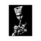 Don Cherry Trumpeter Jazz Music Legend in Grayscale (Print Only) thumbnail