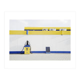 Yellow and blue gas station (Print Only) thumbnail