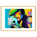 Angus Young Rock Singer Pop Art WPAP thumbnail