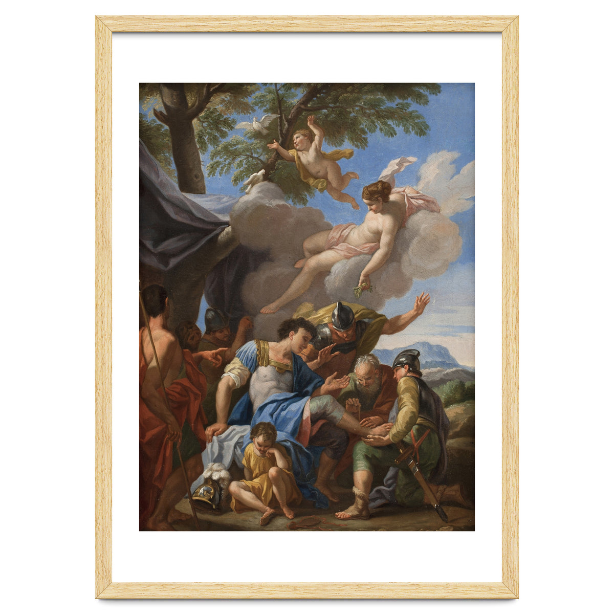 Hendrik Krock – Venus Brings Healing Herbs to the Wounded Aeneas