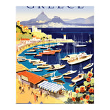 Greece, Fishing Boats on a Harbor (Print Only) thumbnail