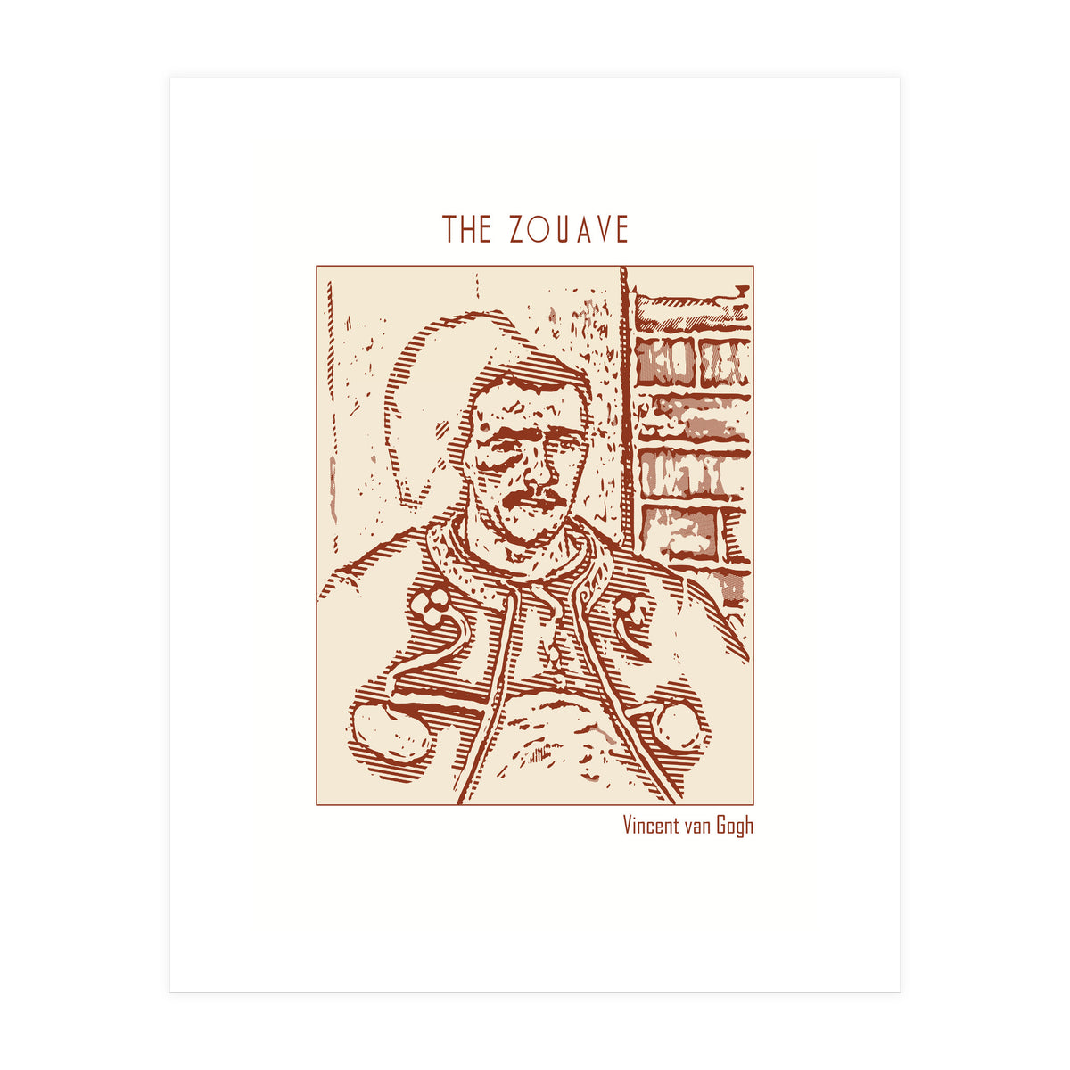 The Zouave – Vincent Van Gogh (Print Only)