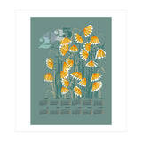 calendar 2025  linocut meadow green (Print Only) thumbnail