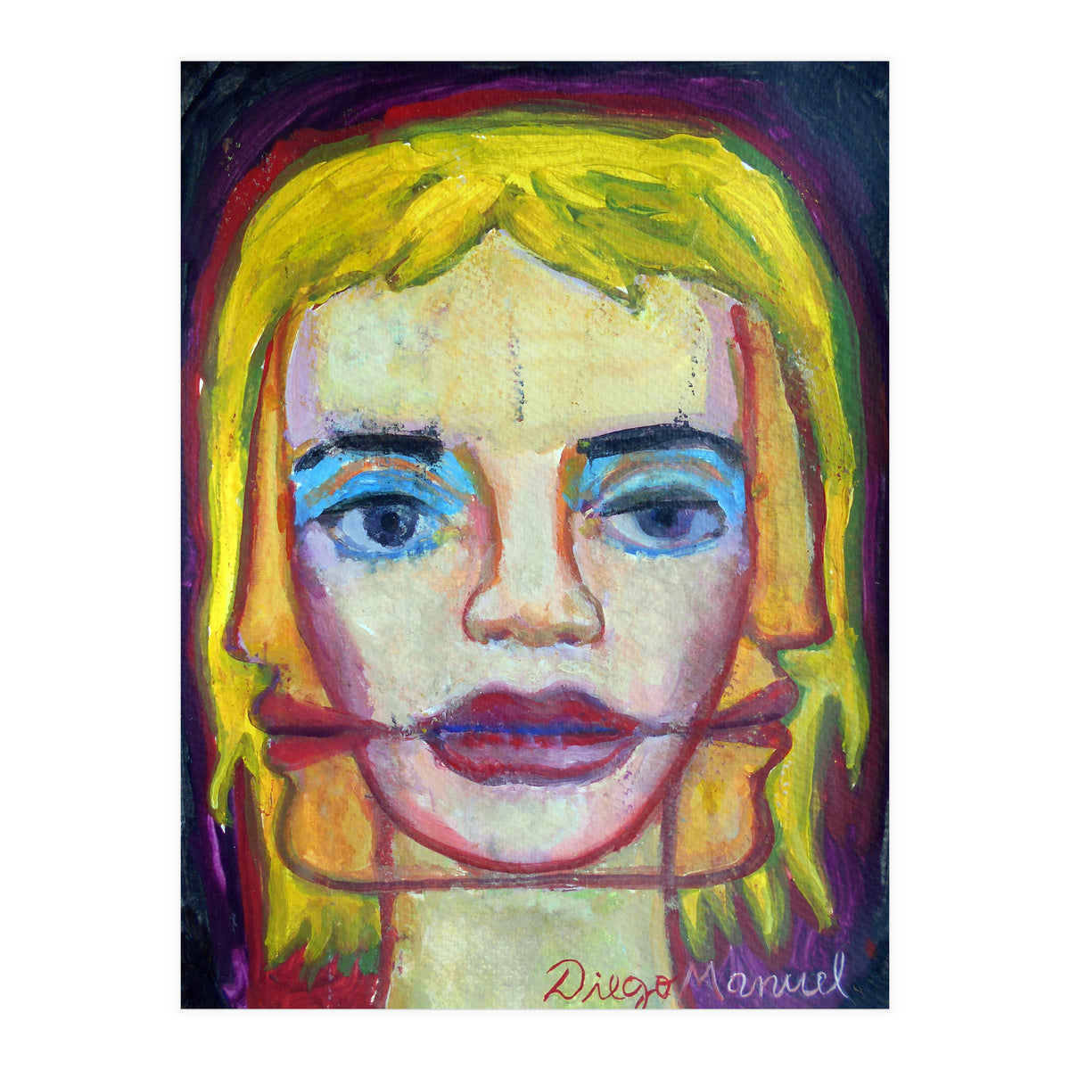 Cabeza De Mujer 17 (Print Only)