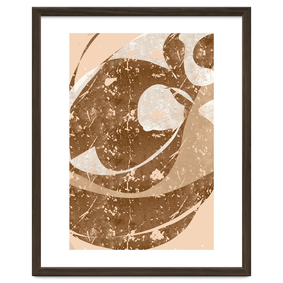 Brown Abstract Clash