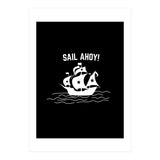 Sail Ahoy  sailing ship  (Print Only) thumbnail