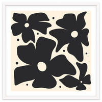 Abstract Monochrome Flowers 3