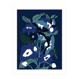 Garden Flowers at night (Print Only) thumbnail