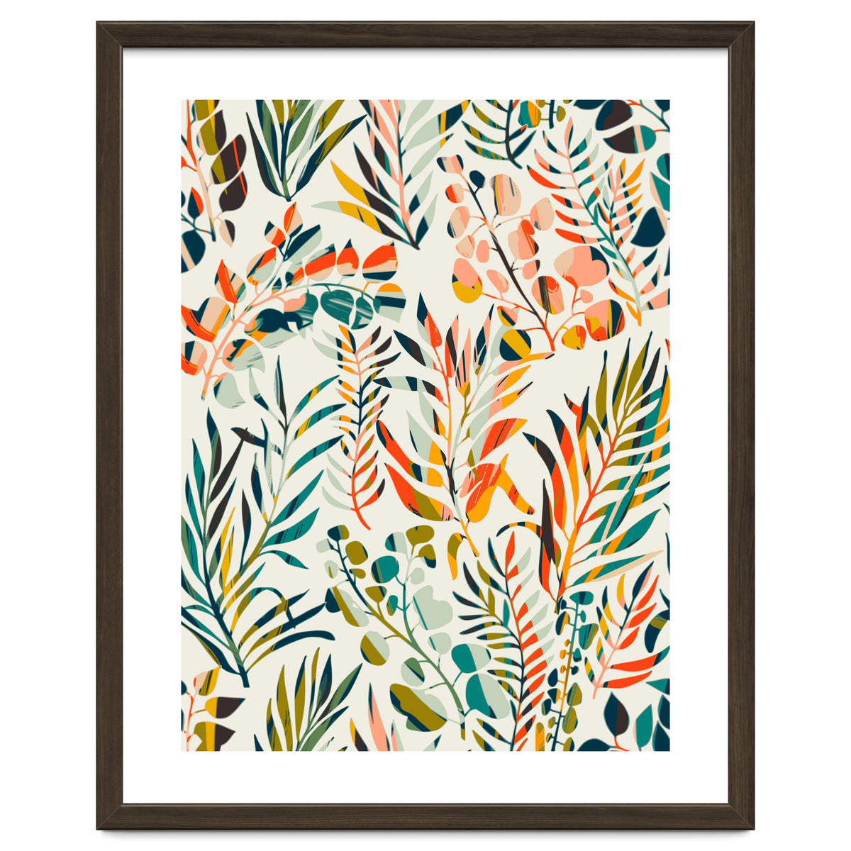 Colorful Leaves Pattern