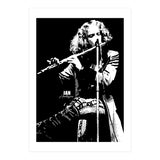 Ian Anderson British Musician Legend in Grayscale (Print Only) thumbnail