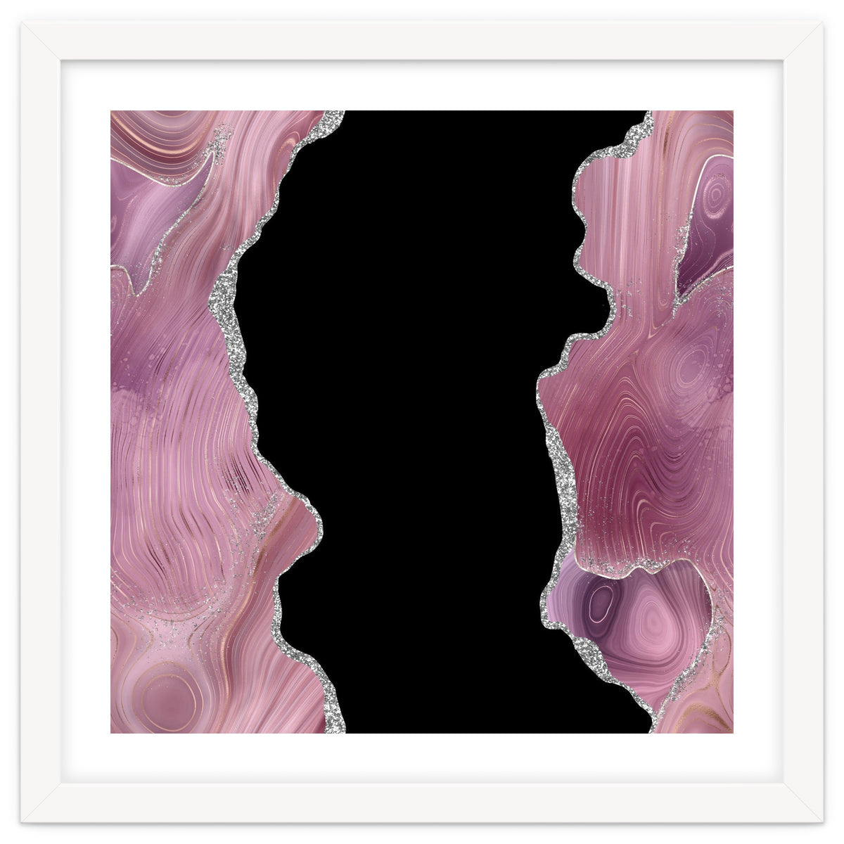 Mauve & Silver Agate Texture 02