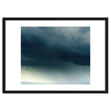 Storm Rain Clouds Watercolor Painting Blue Minimal Dark Sky Graphic thumbnail