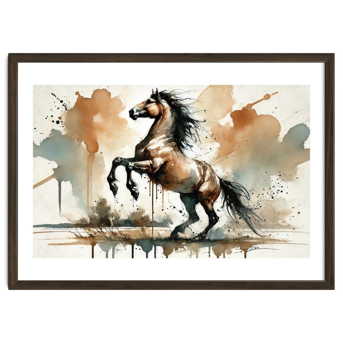 Fiery Horse Elegance