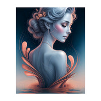 The Beauty of a Woman in an Exotic Pose (Print Only)