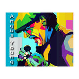 Angus Young Rock Singer Pop Art WPAP (Print Only) thumbnail