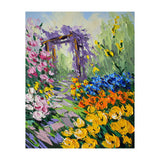 Sun-Drenched Garden Pergola Oil Painting (Print Only) thumbnail