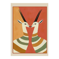 Two Gazelles In Stillness (Print Only)