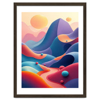 Colorful Surreal Dreamscape Digital Art