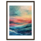 Ethereal Abstract Mountain Mist Painting thumbnail