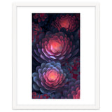 Ethereal Neon Blooms: Intricate 3D Floral Fractal Art thumbnail