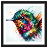 Watercolor Hummingbird Portrait thumbnail