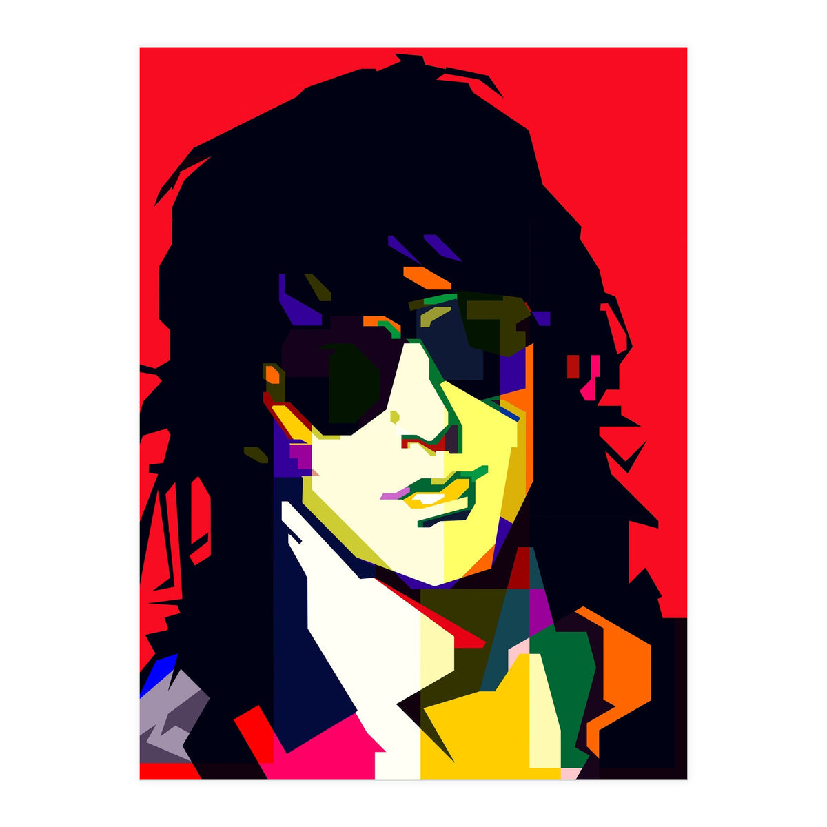 Izzy Stradlin Guitarist Pop Art WPAP (Print Only)