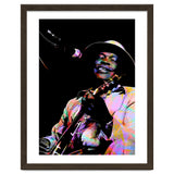 John Lee Hooker American Blues Guitarist Colorful Art thumbnail
