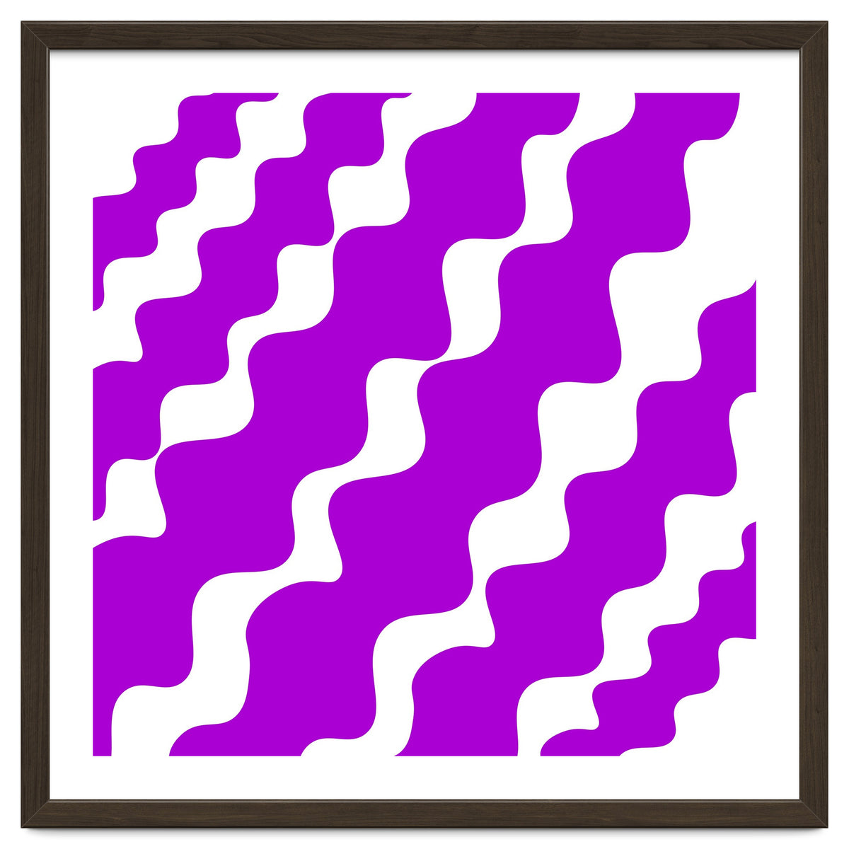 Purple Wavy Pattern