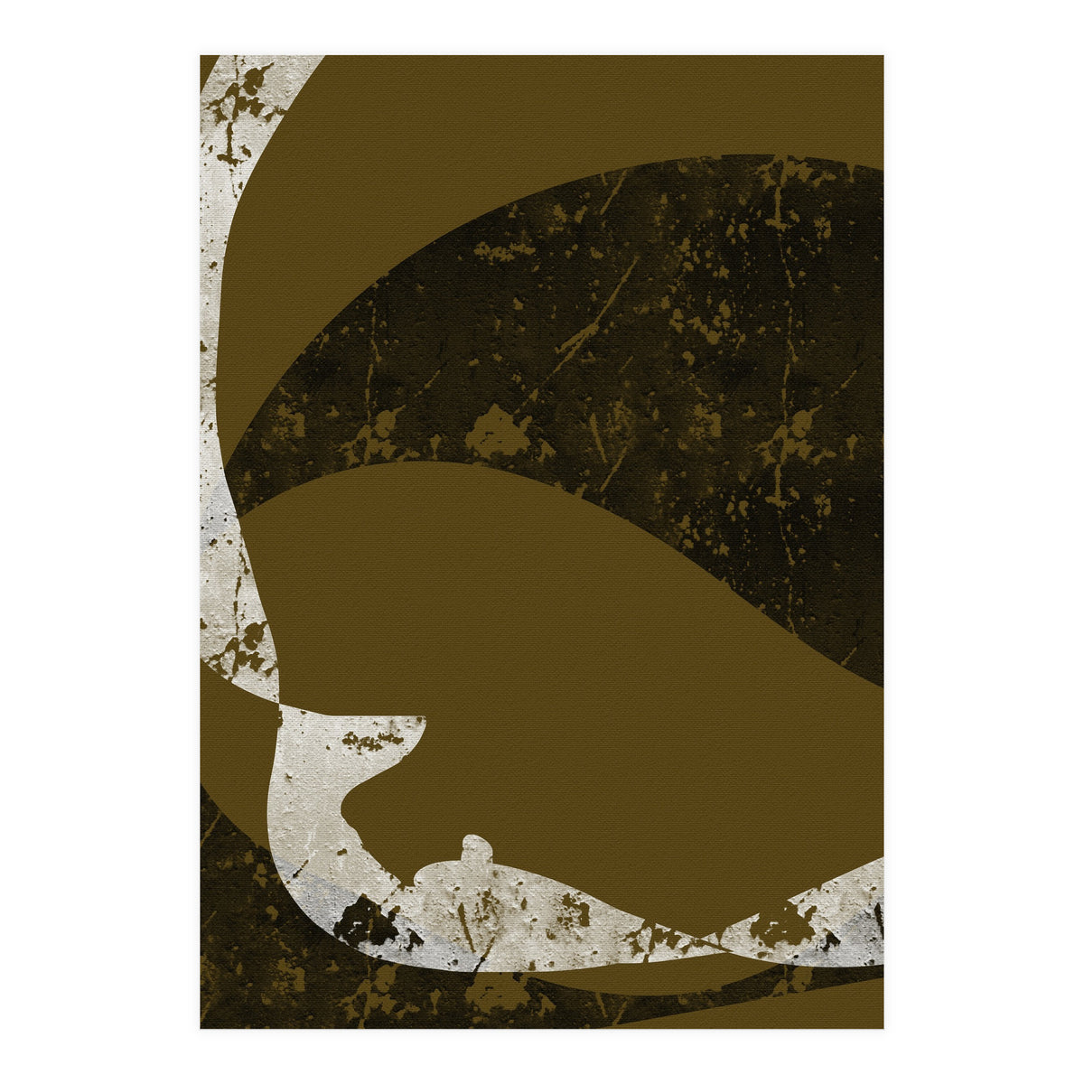 Black and White Rough Scratches (Print Only)