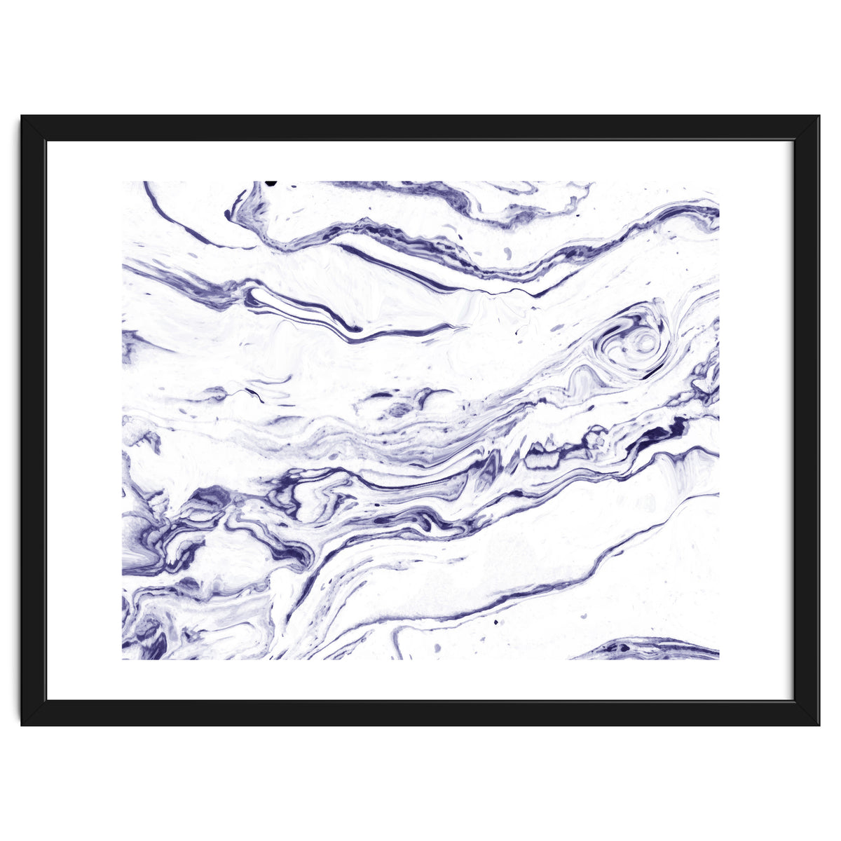 Navy Blue Marble #society6 #decor #marble