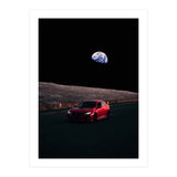 Driving Civic In The Moon (Print Only) thumbnail