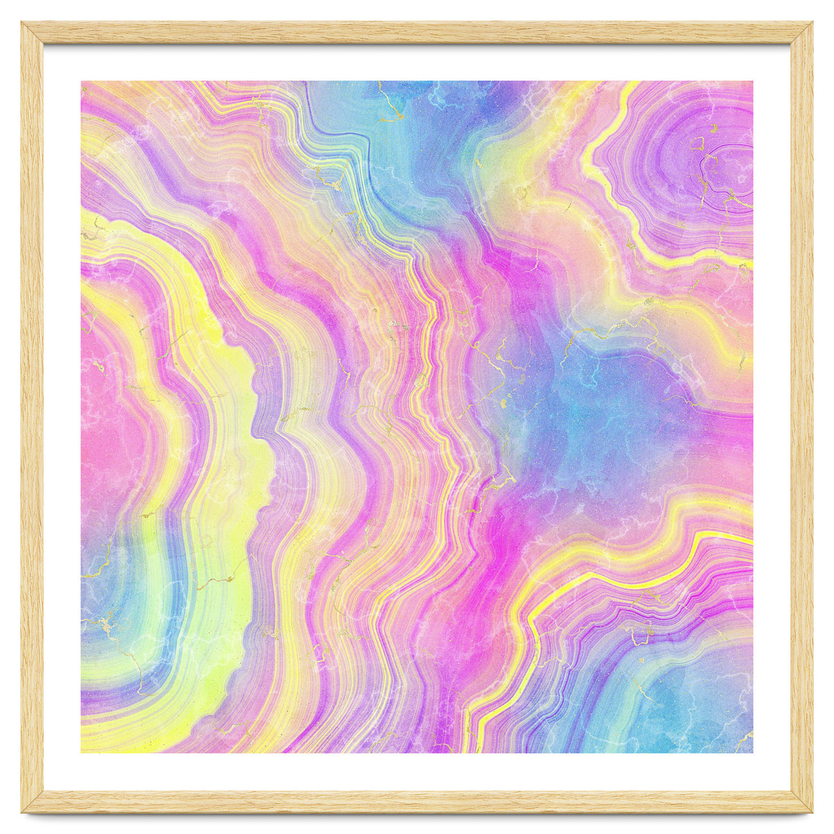 Neon Agate Texture 08