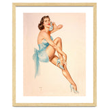 Beautiful Pinup Woman Posing In Ballerina Costume thumbnail