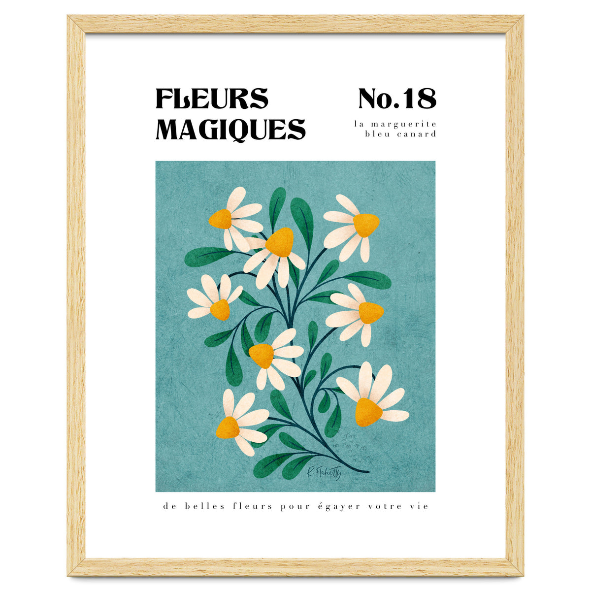 Magical Flowers No.18 Duck Egg Daisies