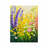 Sun-Drenched Wildflower Meadow Oil Painting (Print Only) thumbnail