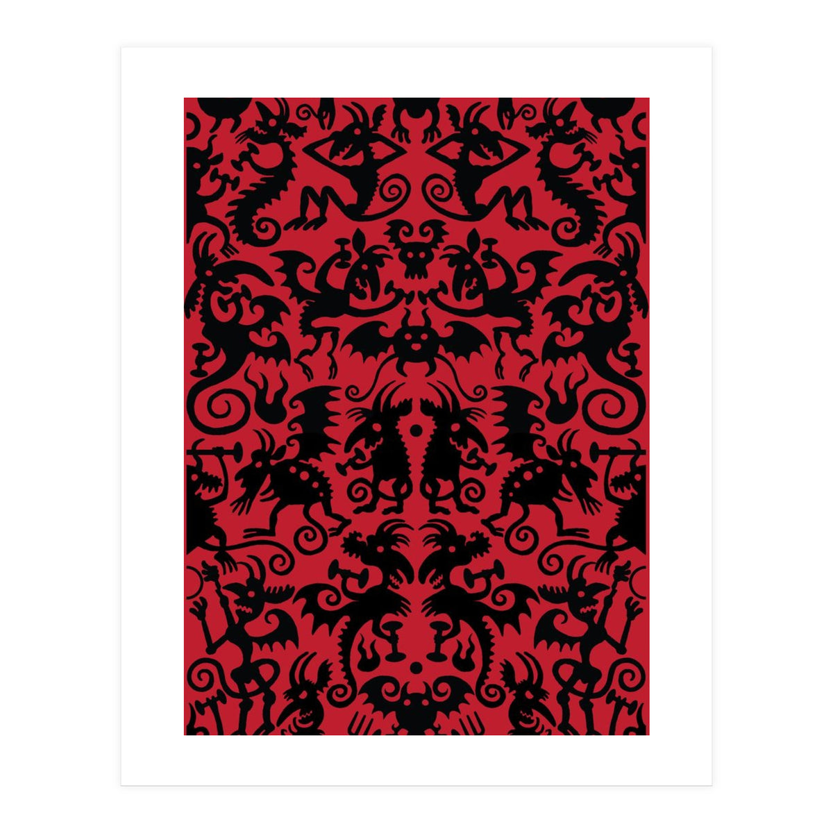 Crimson Chaos and the Symphony of the Underworld (Print Only)