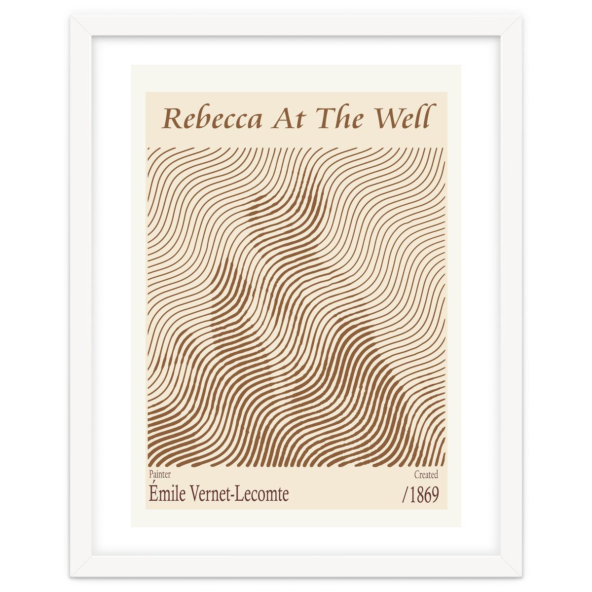 Rebecca At The Well – Émile Vernet Lecomte (1869)