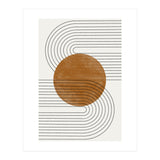 BROWN MINIMALIST MOON (Print Only) thumbnail