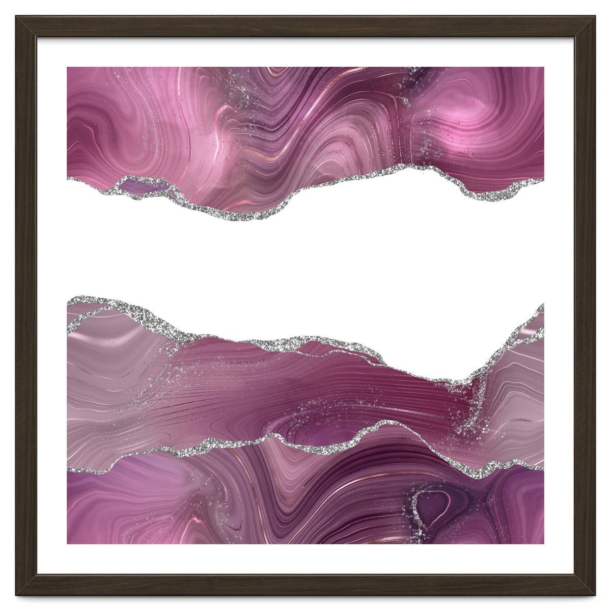 Mauve & Silver Agate Texture 08