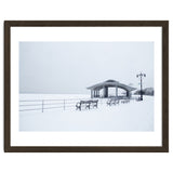 Benches in the Winter seascape thumbnail