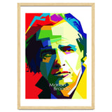 Marlon Brando Pop Art WPAP thumbnail