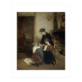 The Evening Prayer. Dating: 1857. Measurements: h 46.5 cm × w 38.5 cm; d 6.4 cm. (Print Only) thumbnail