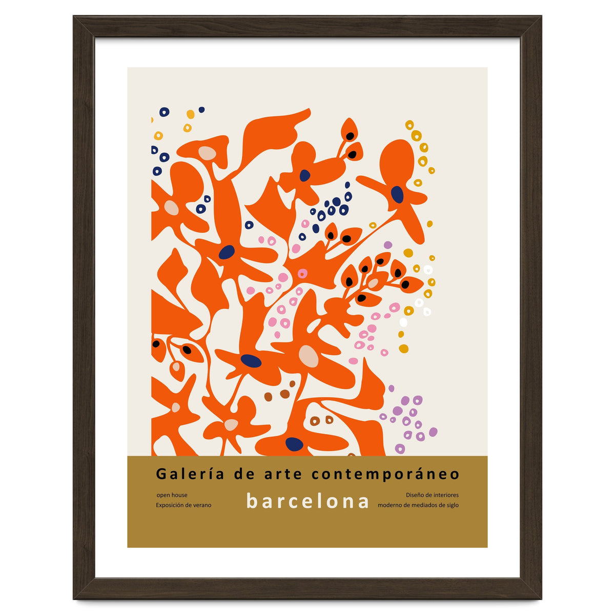 Contemporary art gallery Barcelona design and interior