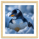 Gentoo Penguin In Its Natural Snowy Habitat thumbnail