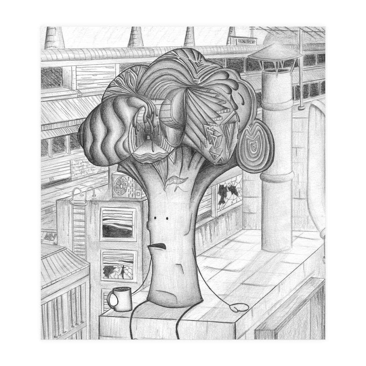 Mr Brokkoli by Charsy  (Print Only)