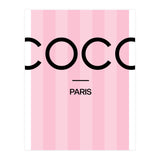 Paris Fashion Quote Art, Coco Chanel, Chic Decor (Print Only) thumbnail