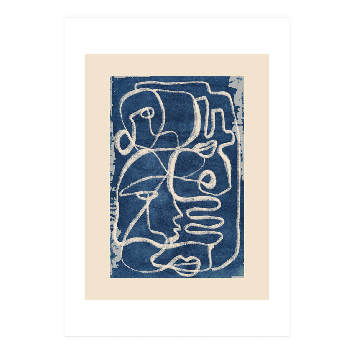 Bound By Line (indigo) (Print Only)