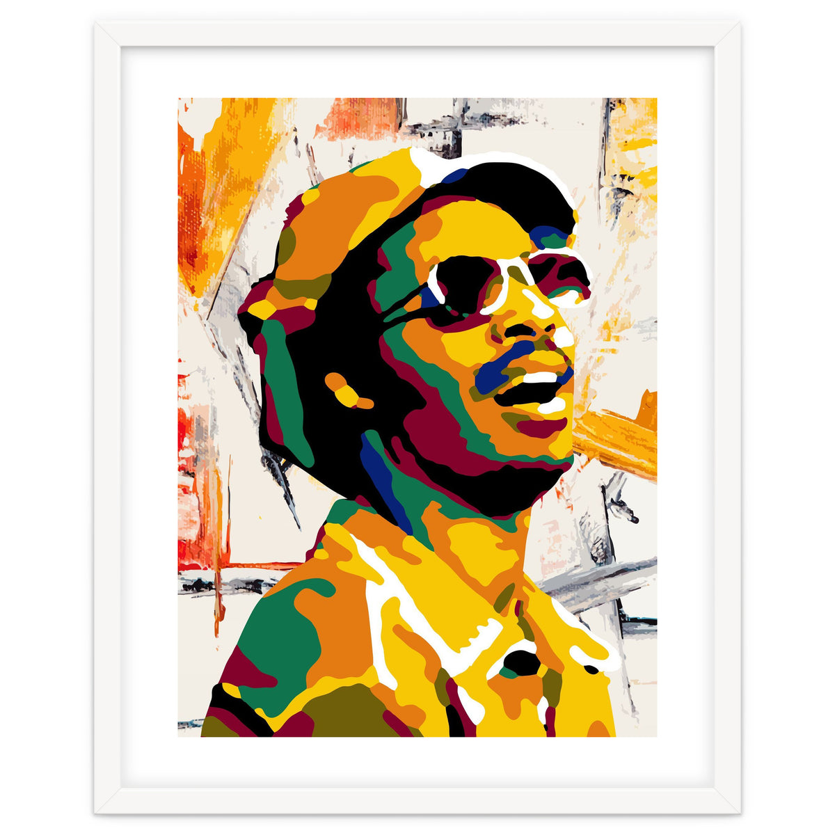 Stevie Wonder Retro Pop Art 3